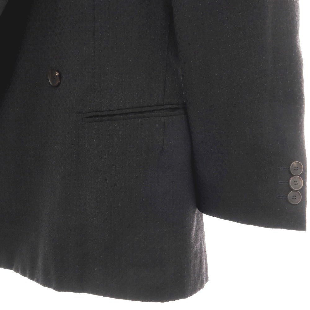 【中古】マンド Mando ポリエステルウール ダブル4B テーラードジャケット ブラック【サイズ2】【 状態ランクD 】【 メンズ 】