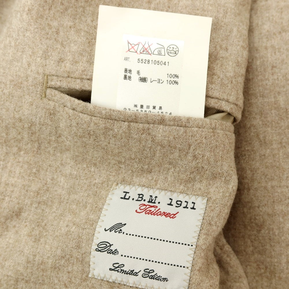 【中古】エルビーエム1911 L.B.M.1911 ウール 2B カジュアルジャケット ベージュ【サイズ46】【 状態ランクB 】【 メンズ 】