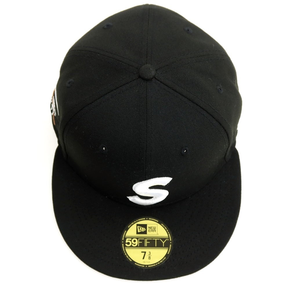 【中古】シュプリーム Supreme 2025年秋冬 Reaper S Logo New Era ベースボールキャップ 帽子 ブラック【サイズ7 3/8(58.7cm)】【 状態ランクA 】【 メンズ 】