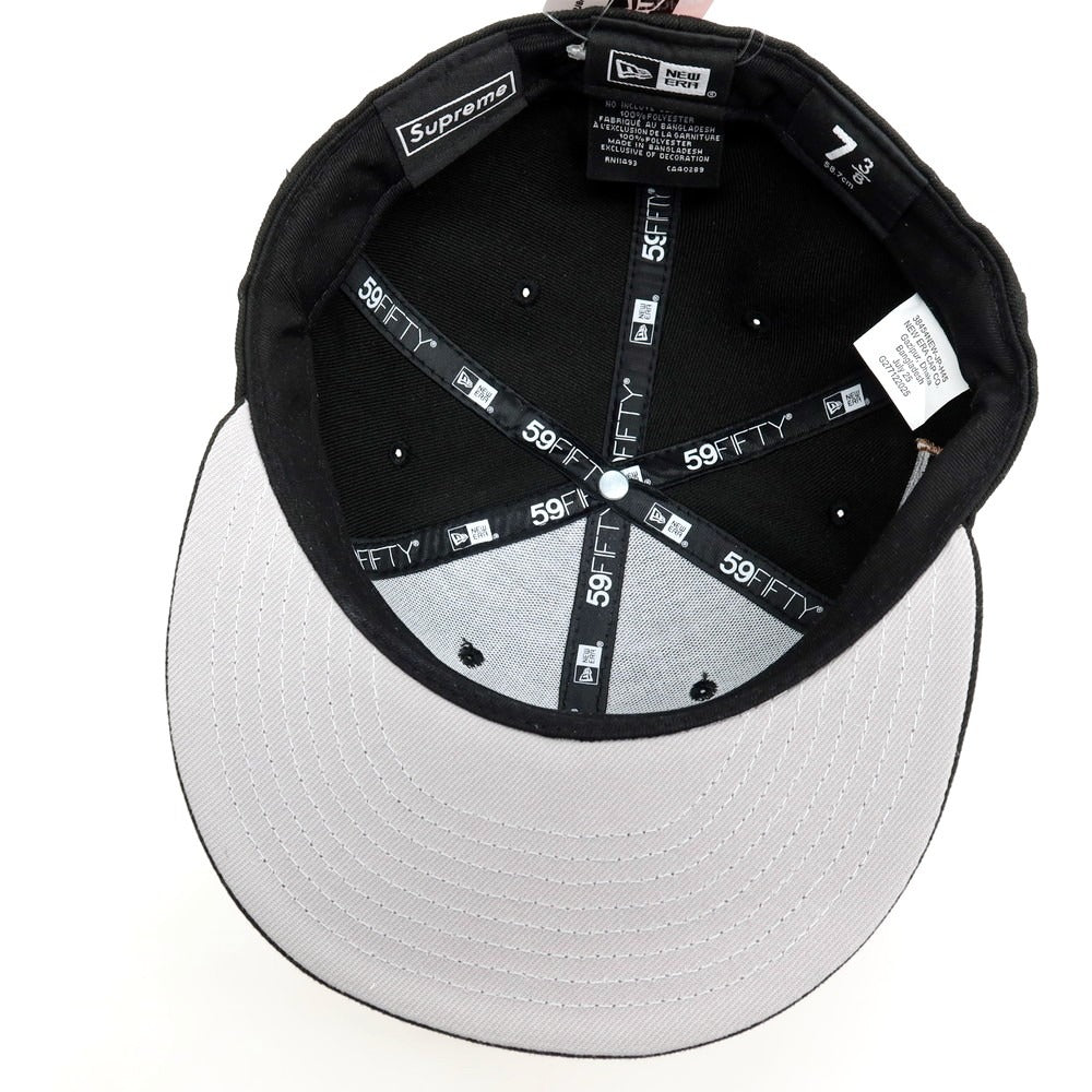 【中古】シュプリーム Supreme 2025年秋冬 Reaper S Logo New Era ベースボールキャップ 帽子 ブラック【サイズ7 3/8(58.7cm)】【 状態ランクA 】【 メンズ 】