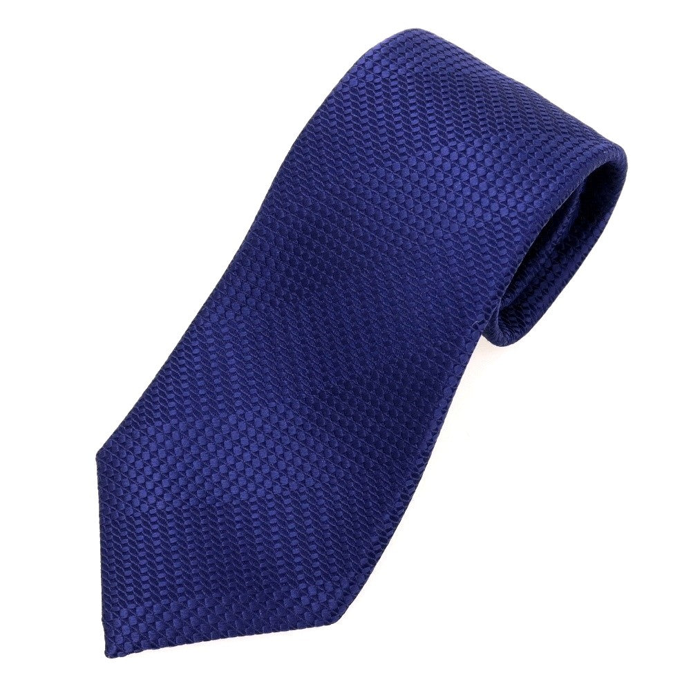 【中古】フランコ スパダ Franco Spada シルク シャドー ネクタイ ネイビー【 状態ランクB 】【 メンズ 】