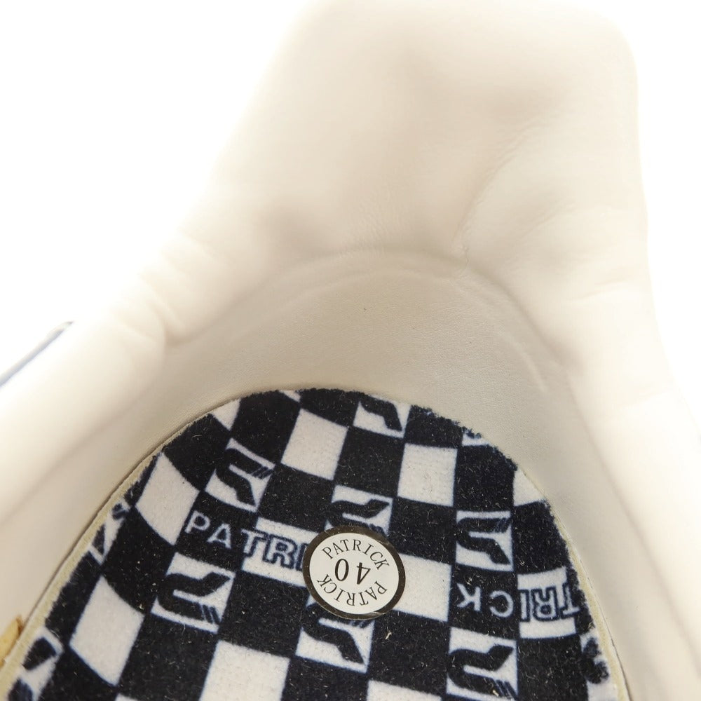 【中古】パトリック PATRICK スエードレザー スニーカー オフホワイト【サイズ40】【 状態ランクB 】【 メンズ 】