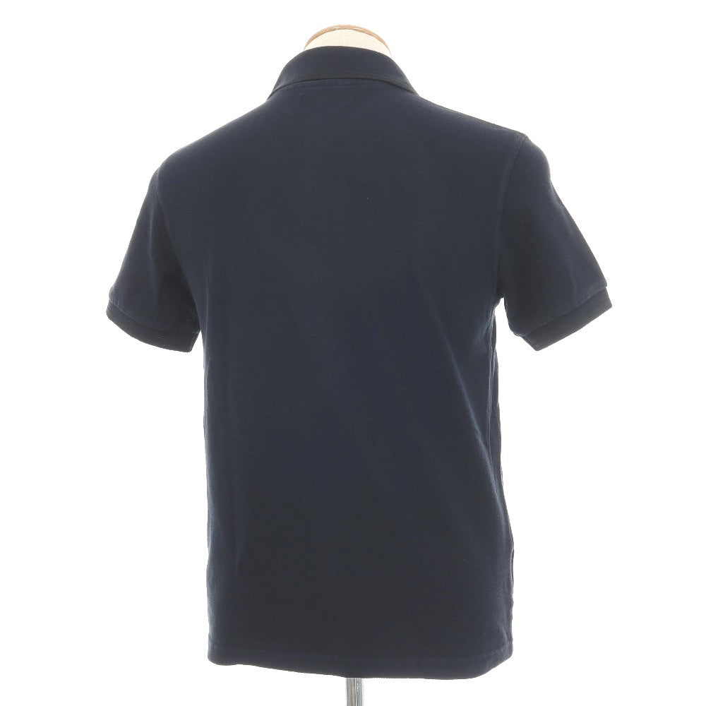 【SALE30%OFF/返品不可】【中古】コムデギャルソン オムドゥ COMME des GARCONS HOMME DEUX × FRED PERRY 2015年秋冬 コットン 鹿の子 ハーフジップ 半袖ポロシャツ ネイビー【 サイズS 】【 状態ランクC 】【 メンズ 】