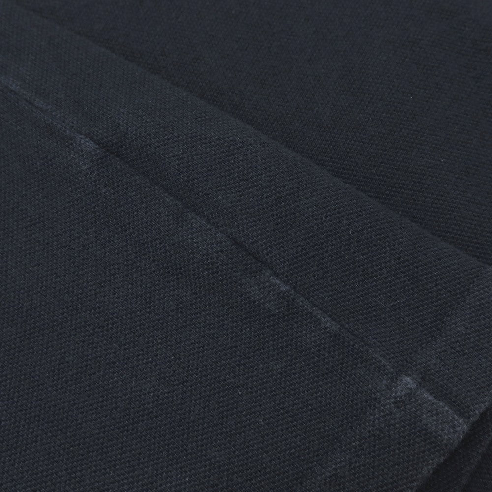 【SALE30%OFF/返品不可】【中古】コムデギャルソン オムドゥ COMME des GARCONS HOMME DEUX × FRED PERRY 2015年秋冬 コットン 鹿の子 ハーフジップ 半袖ポロシャツ ネイビー【 サイズS 】【 状態ランクC 】【 メンズ 】