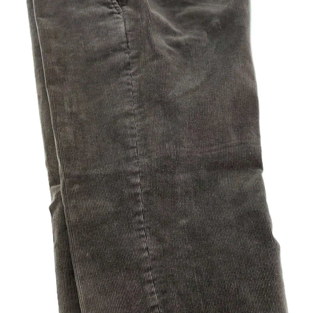 【中古】コムデギャルソン オムドゥ COMME des GARCONS HOMME DEUX 2015年秋冬 ストレッチ コットン 細畝 コーデュロイパンツ ダークグレー【サイズS】【 状態ランクD 】【 メンズ 】
