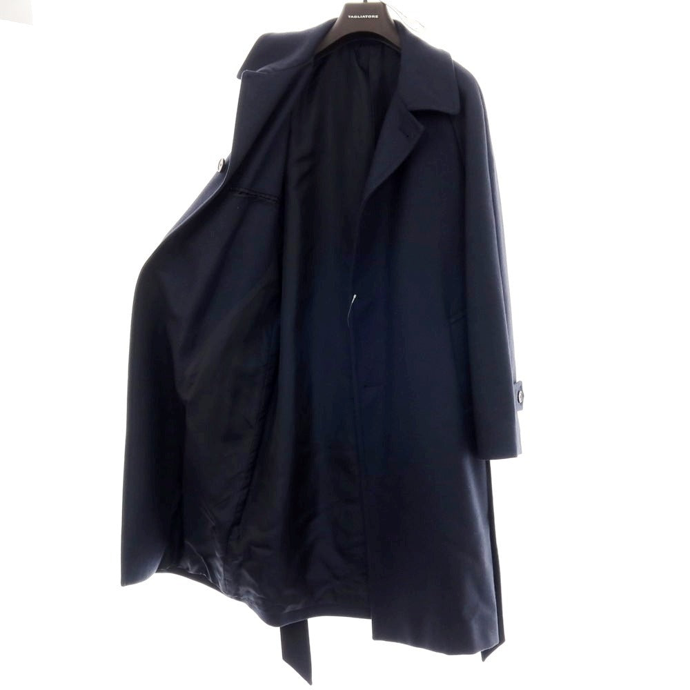 【中古】タリアトーレ TAGLIATORE ウール ステンカラーコート ネイビー【 サイズ46 】【 状態ランクB 】【 メンズ 】