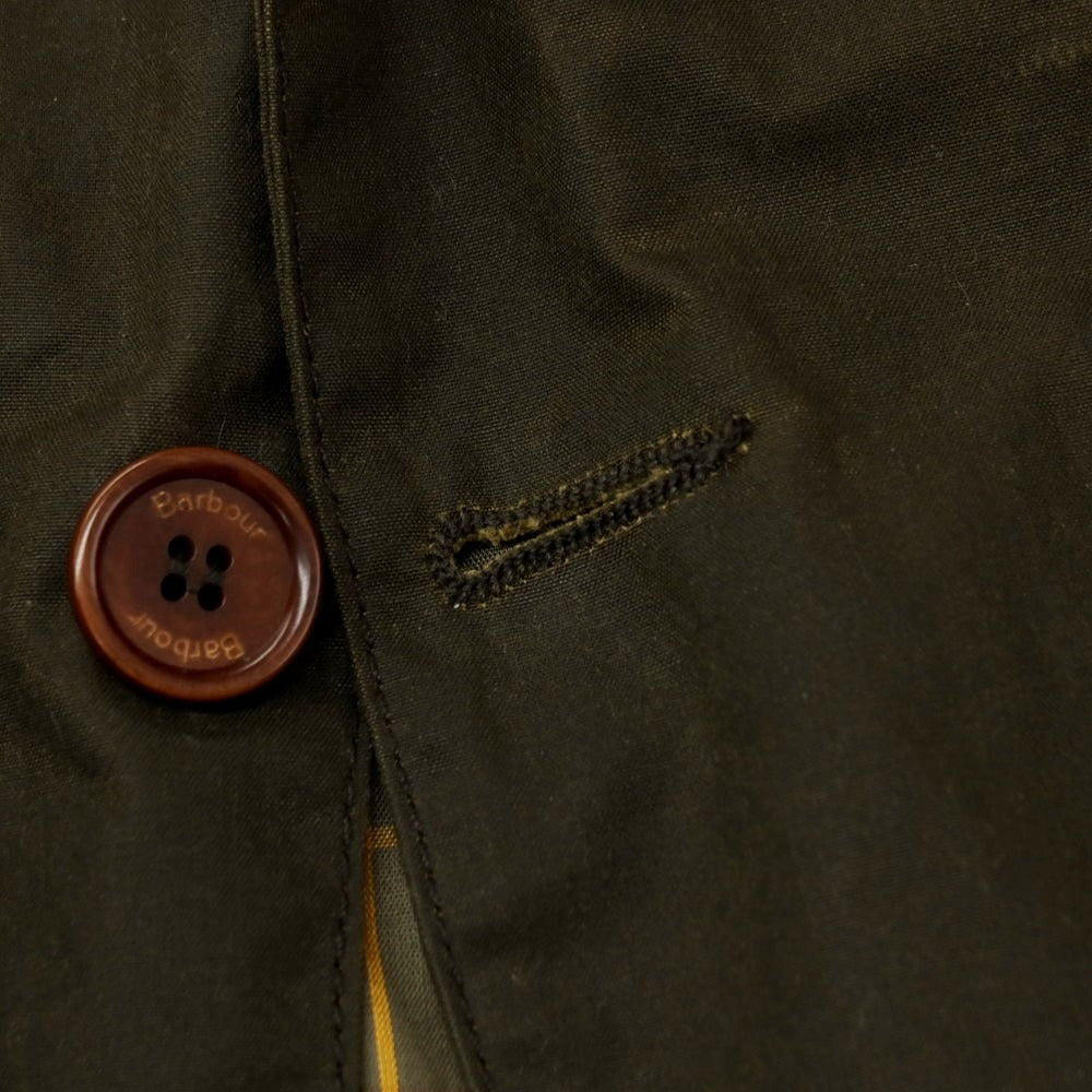 【中古】バブアー Barbour Beacon Sports Jacket ワックスコットン テーラード型 フィールドジャケット オリーブ【サイズS】【 状態ランクB 】【 メンズ 】