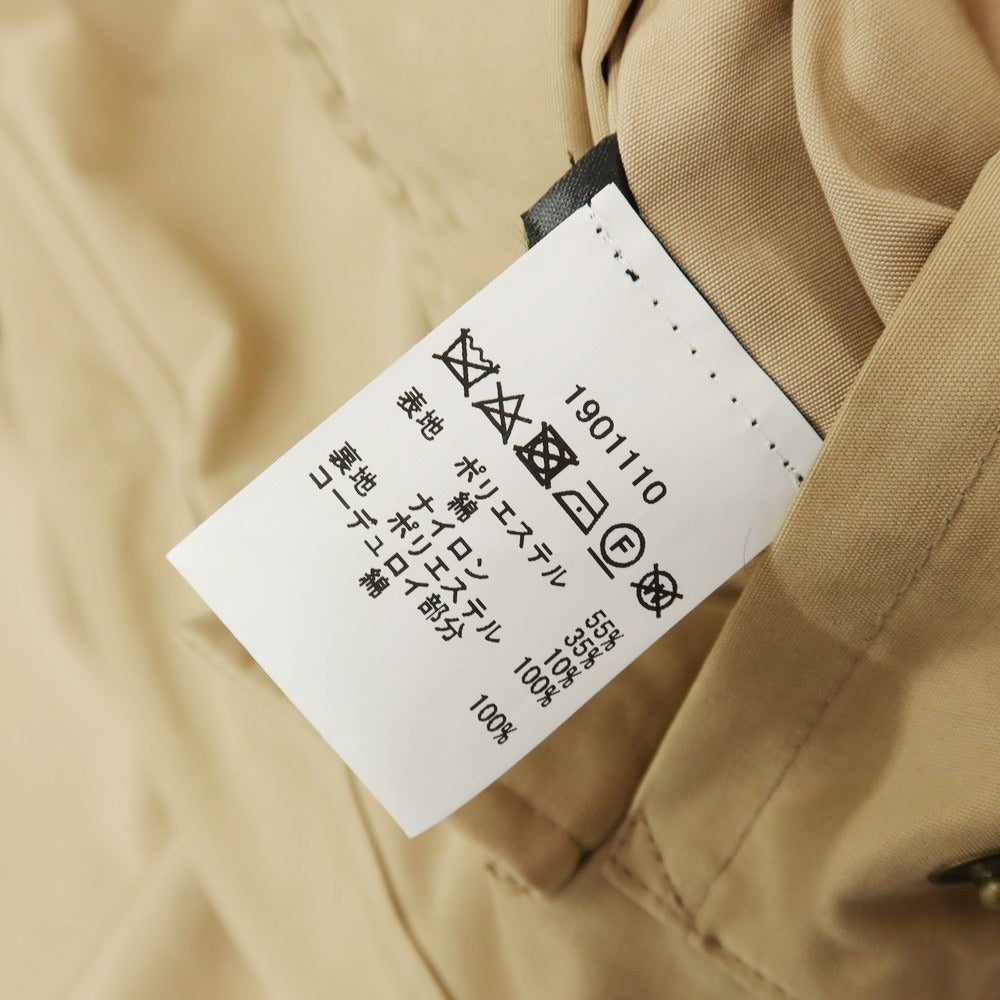 【中古】バブアー Barbour BEDALE SL PEACHED ポリエステルコットンナイロン フィールドジャケット ベージュ【サイズ36】【 状態ランクB 】【 メンズ 】
