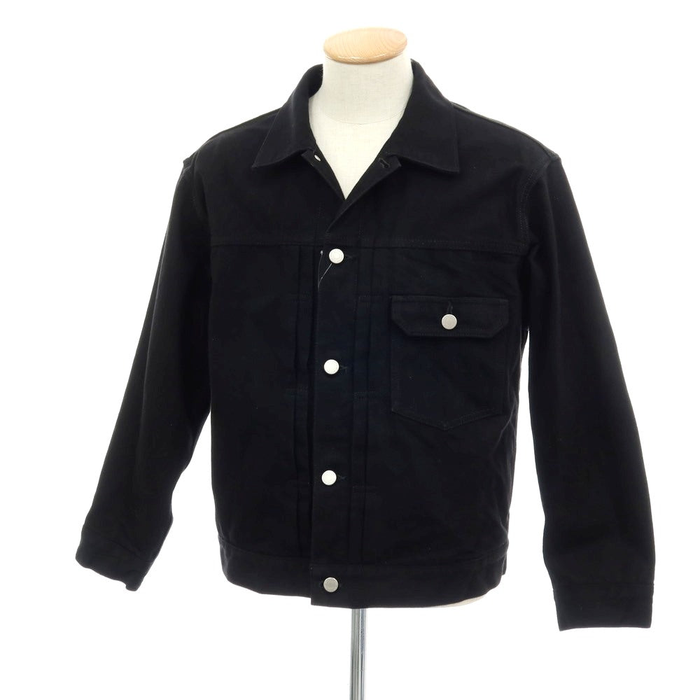 【中古】モモタロウ ジーンズ MOMOTARO JEANS コットン デニムジャケット ブラック【サイズS】【 状態ランクB 】【 メンズ 】