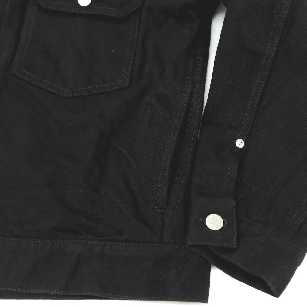 【中古】モモタロウ ジーンズ MOMOTARO JEANS コットン デニムジャケット ブラック【サイズS】【 状態ランクB 】【 メンズ 】