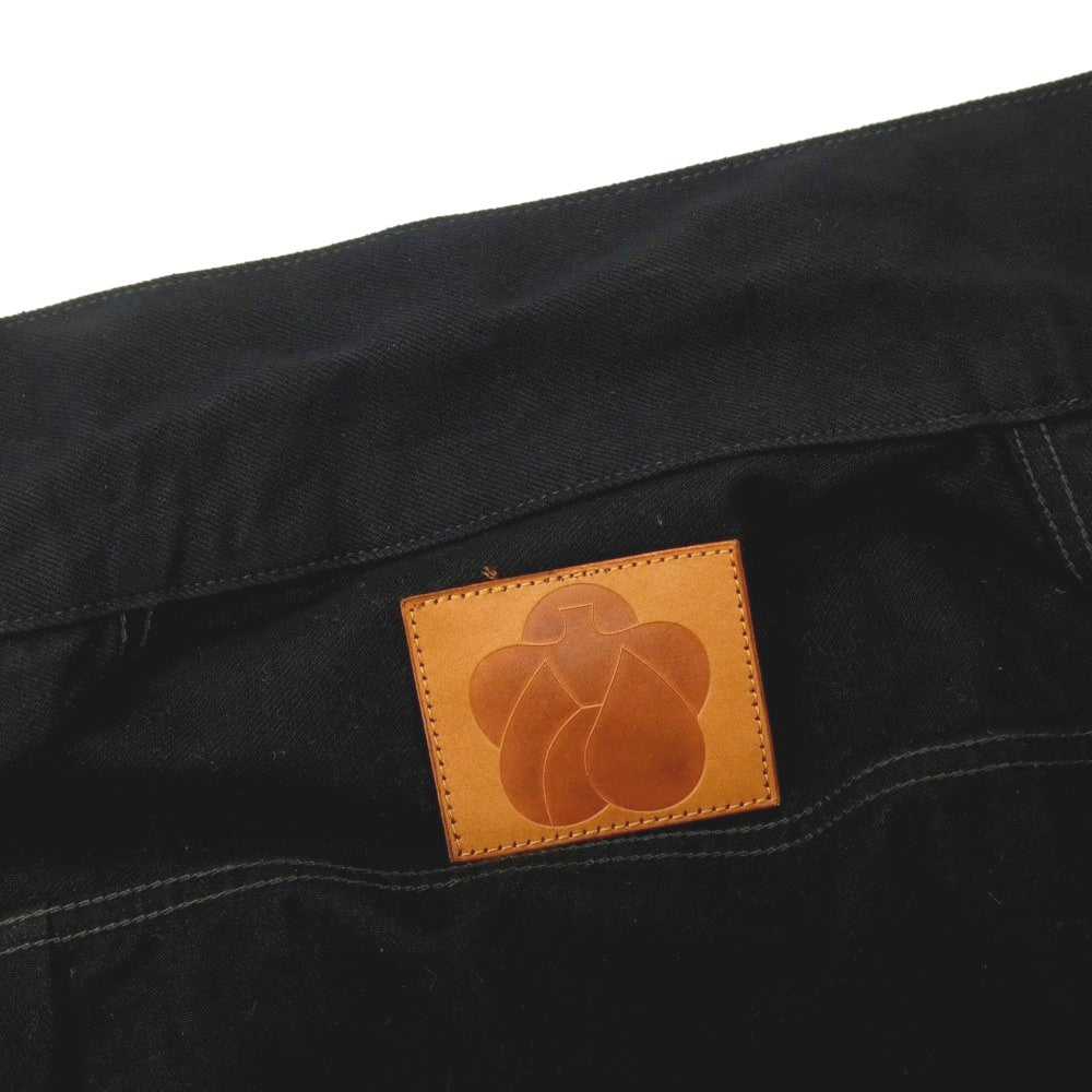 【中古】モモタロウ ジーンズ MOMOTARO JEANS コットン デニムジャケット ブラック【サイズS】【 状態ランクB 】【 メンズ 】