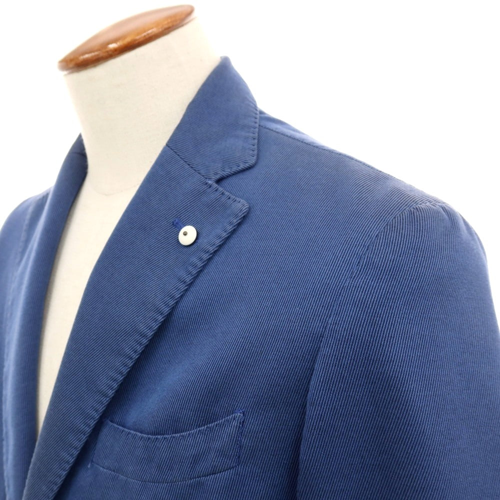 【中古】エルビーエム1911 L.B.M.1911 コットンモヘヤ 2B テーラードジャケット ブルー【サイズ48】【 状態ランクC 】【 メンズ 】