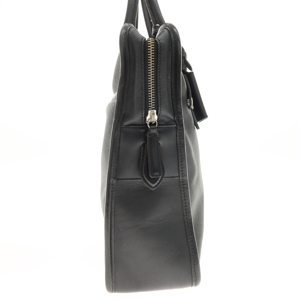 【中古】フェリージ Felisi 8637/2 PVC レザー ブリーフケース ブラック【 状態ランクB 】【 メンズ 】