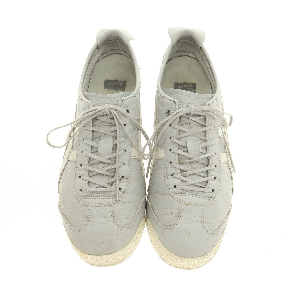 【中古】オニツカタイガー ONITSUKA TIGER MEXICO 66 SD レザー スニーカー グレー【サイズ26.5】【 状態ランクC 】【 メンズ 】