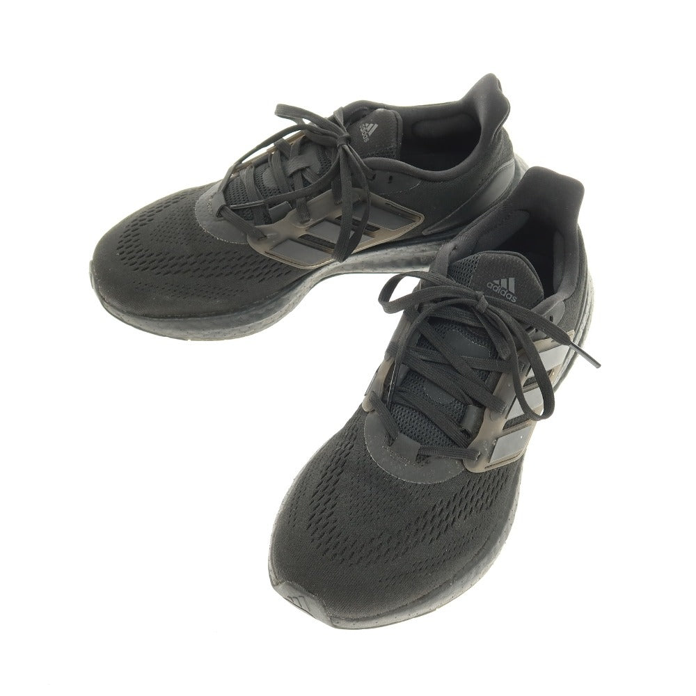 【中古】アディダス adidas Pureboost 22 ランニングシューズ ブラック【サイズ27】【 状態ランクC 】【 メンズ 】