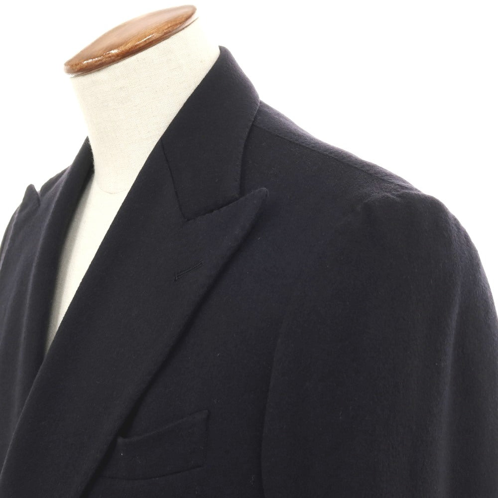 【中古】タリアトーレ TAGLIATORE Brilla per il gusto別注 キャメル ダブル6B テーラードジャケット ネイビー【サイズ46】【 状態ランクC 】【 メンズ 】