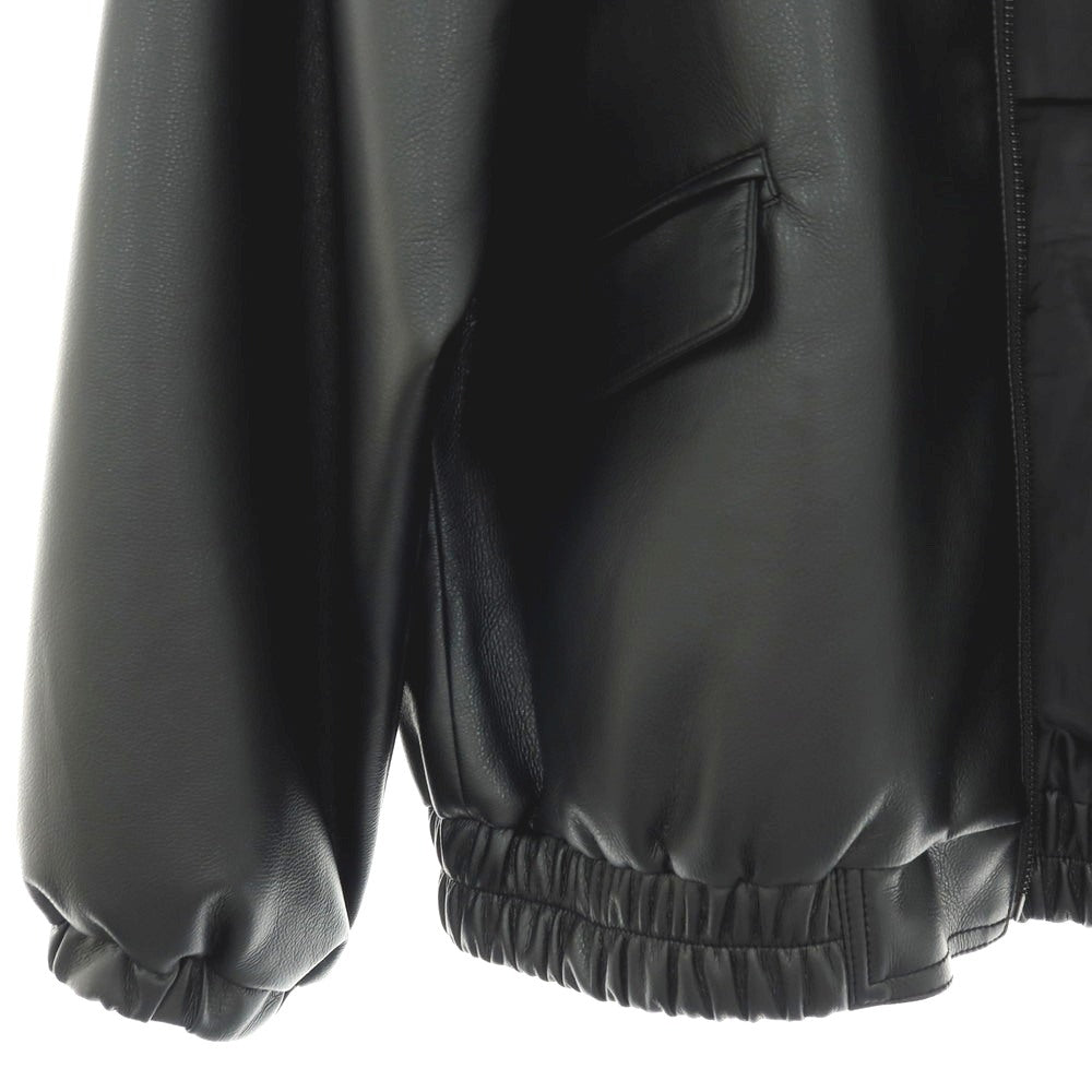 【中古】チャオパニック Ciaopanic 合成皮革 ジップアップ フェイク レザーブルゾン ブラック【サイズM】【 状態ランクA 】【 ユニセックス 】