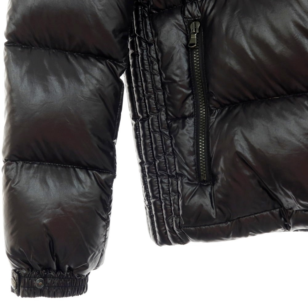 【中古】タトラス TATRAS ナイロン スタンドカラー ダブルジップ ダウンジャケット ブラック【サイズ2】【 状態ランクB 】【 メンズ 】