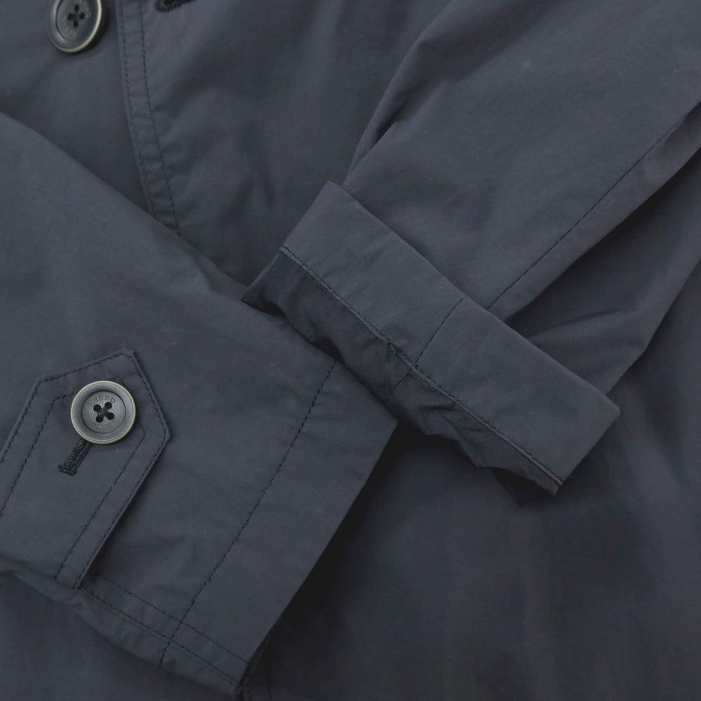 【中古】ヘルノ Herno ナイロン トレンチコート ネイビー【サイズ46】【 状態ランクC 】【 メンズ 】