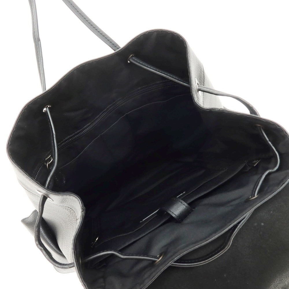 【中古】コーチ COACH F23202 レザー バックパック・リュック ブラック【 状態ランクC 】【 メンズ 】