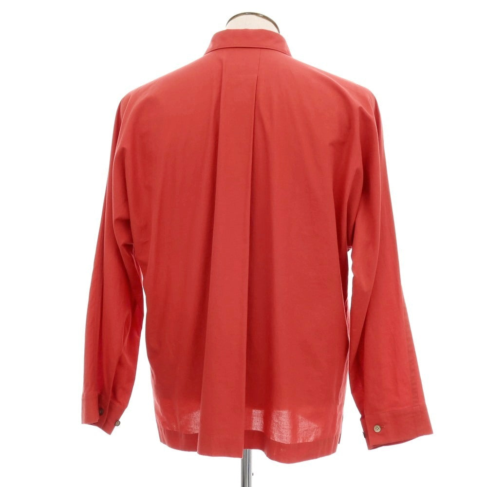 【中古】オム プリッセ イッセイミヤケ HOMME PLISSE ISSEY MIYAKE 2026年春夏 コットン系 カジュアルシャツ レッド【サイズ表記なし(L位)】【 状態ランクA 】【 メンズ 】