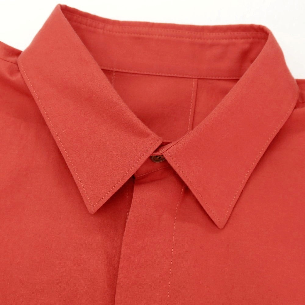 【中古】オム プリッセ イッセイミヤケ HOMME PLISSE ISSEY MIYAKE 2026年春夏 コットン系 カジュアルシャツ レッド【サイズ表記なし(L位)】【 状態ランクA 】【 メンズ 】