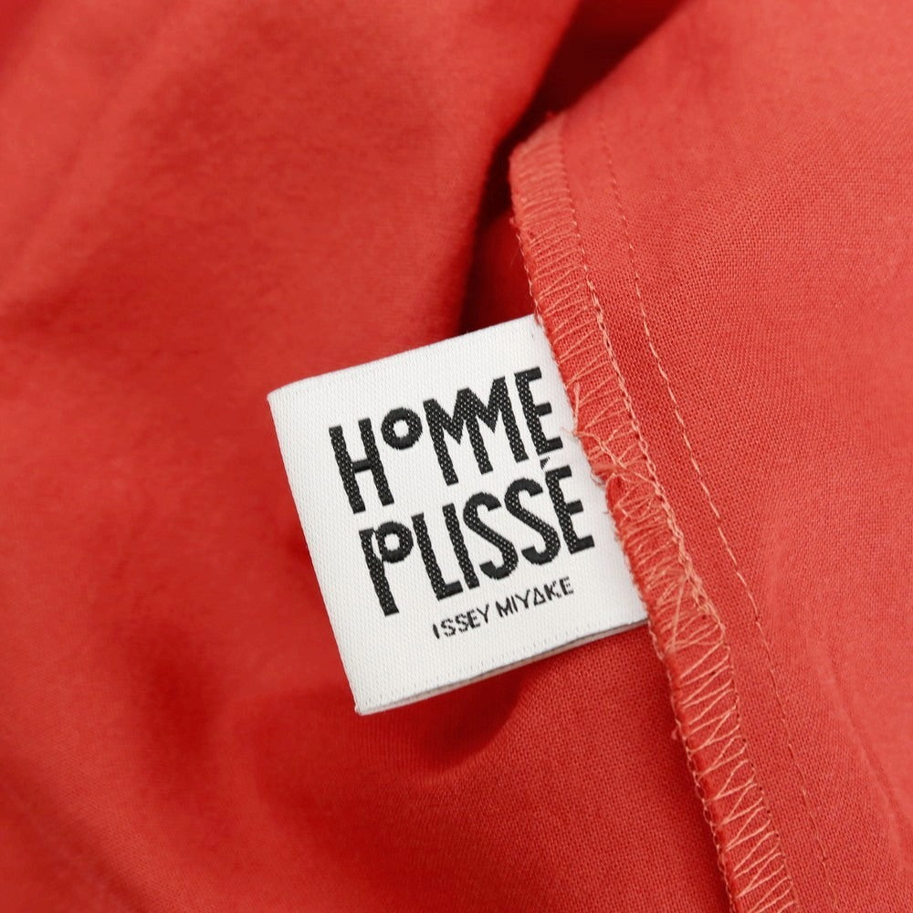 【中古】オム プリッセ イッセイミヤケ HOMME PLISSE ISSEY MIYAKE 2026年春夏 コットン系 カジュアルシャツ レッド【サイズ表記なし(L位)】【 状態ランクA 】【 メンズ 】