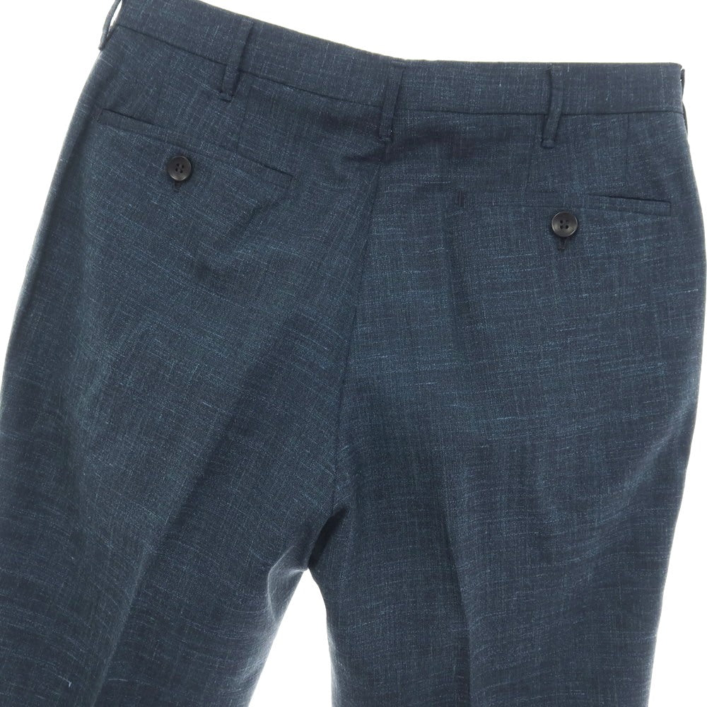 【中古】ロータ ROTA ウール系 ドレススラックスパンツ ブルーグリーン【サイズ48】【 状態ランクB 】【 メンズ 】