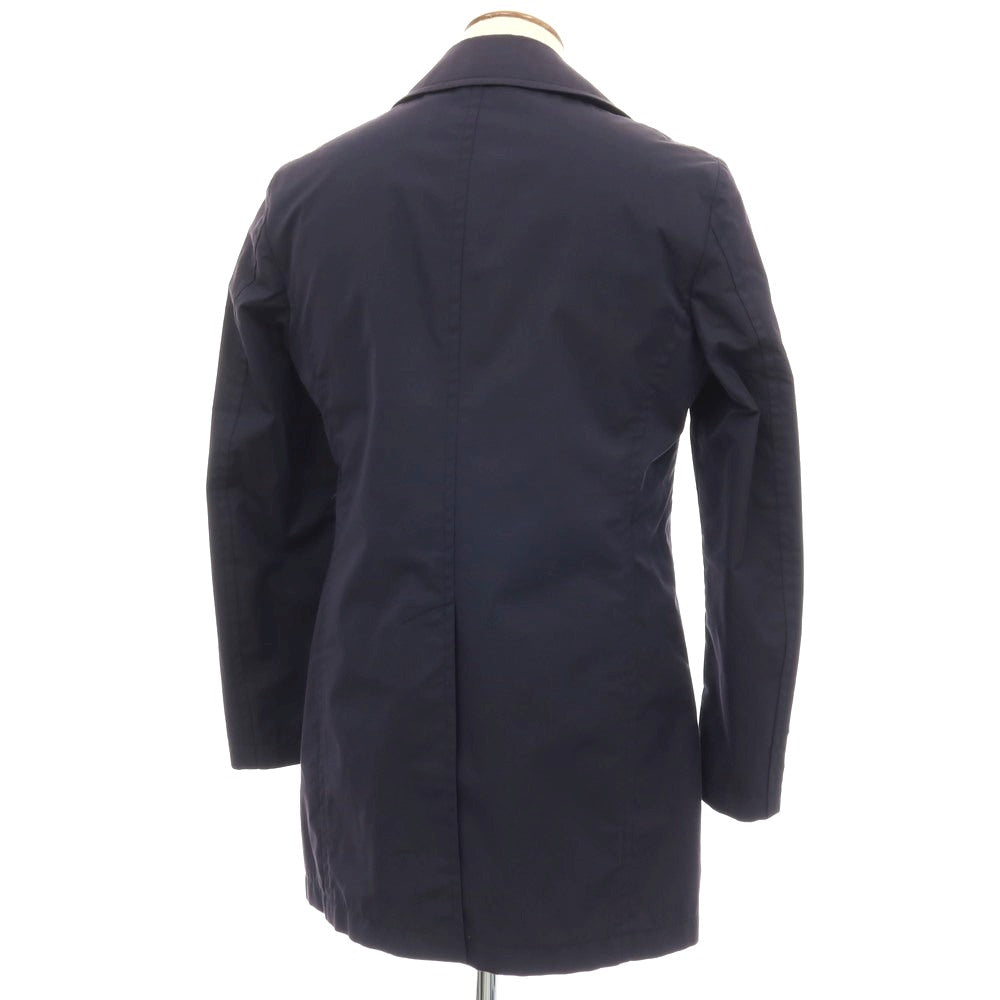 【中古】タリアトーレ TAGLIATORE Brilla per il gusto別注 CHARLIE コットンナイロン ダブルブレストコート ネイビー【サイズ48】【 状態ランクC 】【 メンズ 】