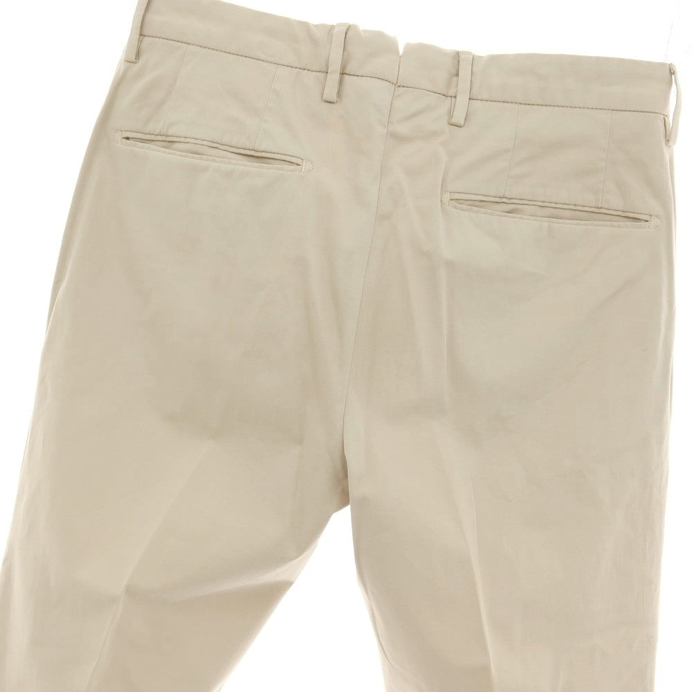 【中古】インコテックス INCOTEX ストレッチ コットン カジュアルスラックスパンツ ベージュ【サイズ44】【 状態ランクB 】【 メンズ 】