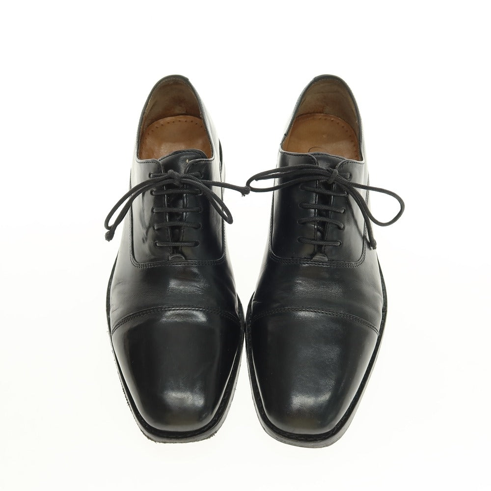【SALE30%OFF/返品不可】【中古】コールハーン COLE HAAN カーフ レザー ストレートチップ ブラック【 サイズ6 1/2 】【 状態ランクD 】【 メンズ 】