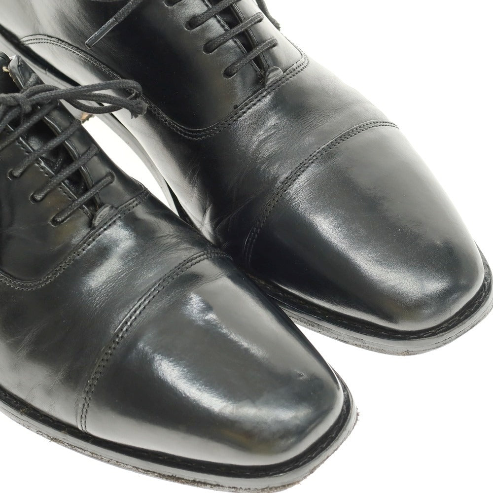 【SALE30%OFF/返品不可】【中古】コールハーン COLE HAAN カーフ レザー ストレートチップ ブラック【 サイズ6 1/2 】【 状態ランクD 】【 メンズ 】