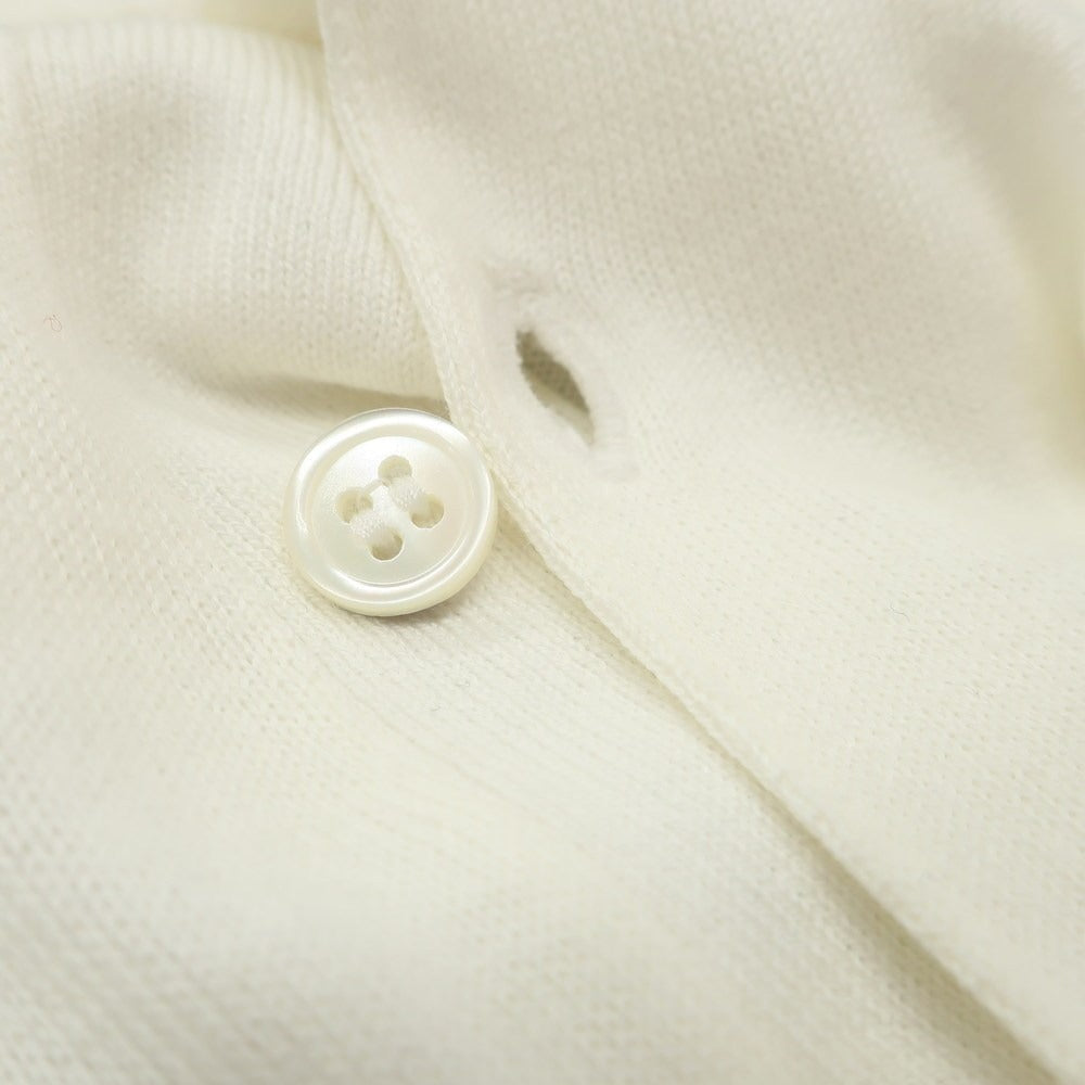 【中古】ジョンスメドレー JOHN SMEDLEY ハイゲージ シーアイランドコットン 半袖 ポロニット オフホワイト【サイズM】【 状態ランクC 】【 メンズ 】