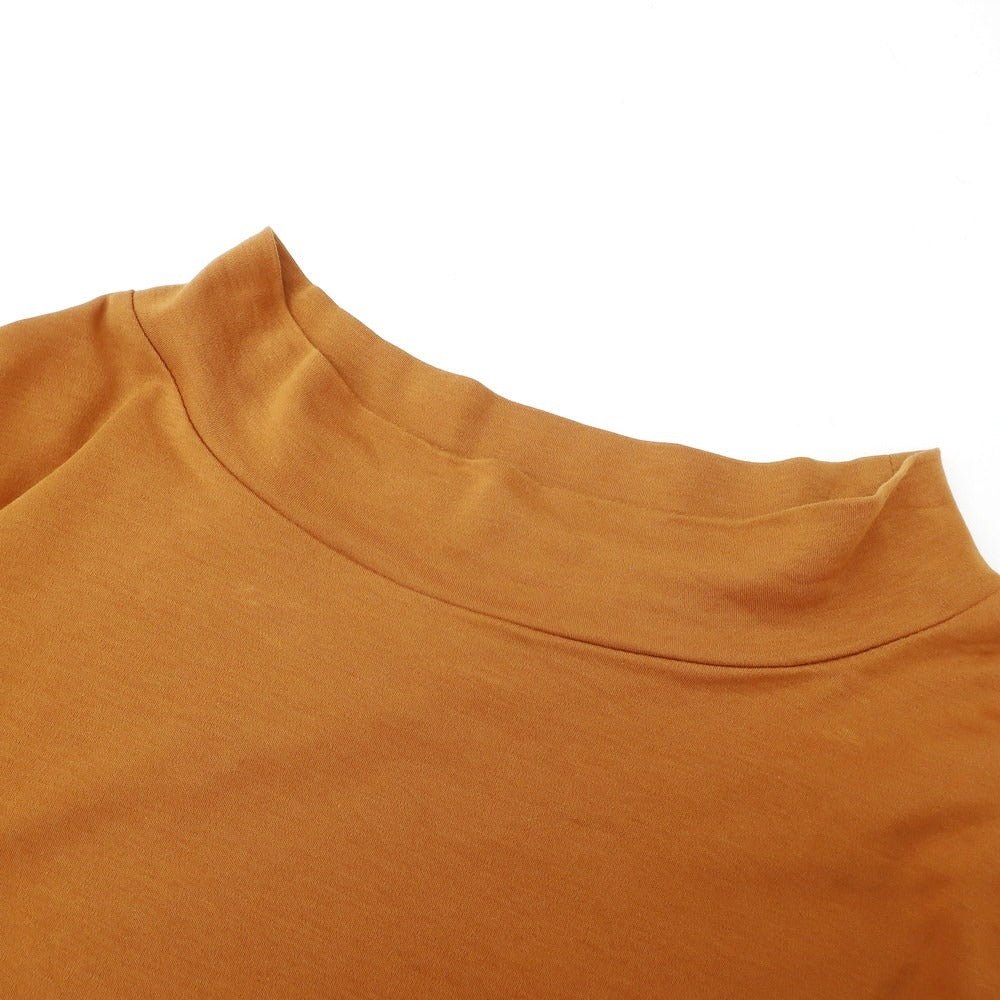 【SALE30%OFF/返品不可】【中古】ノミアモ nomiamo コットン モックネック 半袖Tシャツ キャメルブラウン【 サイズ3 】【 状態ランクC 】【 メンズ 】