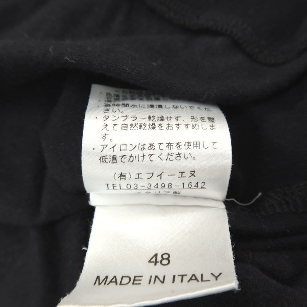 【中古】アンティーチポ アンティチポ ANTICIPO コットン クルーネック 半袖Tシャツ ブラック【サイズ48】【 状態ランクC 】【 メンズ 】