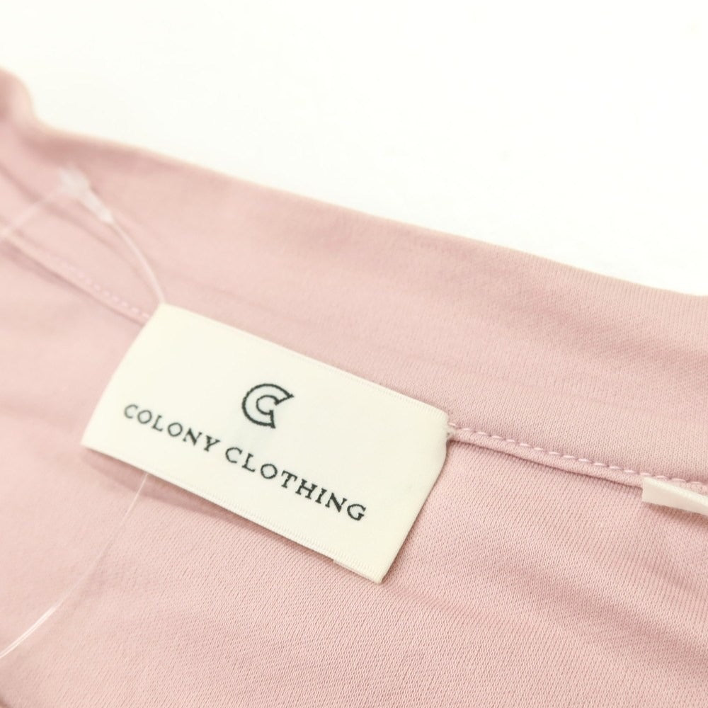 【中古】コロニー クロージング COLONY CLOTHING コットン クルーネック 半袖ポケットTシャツ ダスティピンク【サイズM】【 状態ランクC 】【 メンズ 】