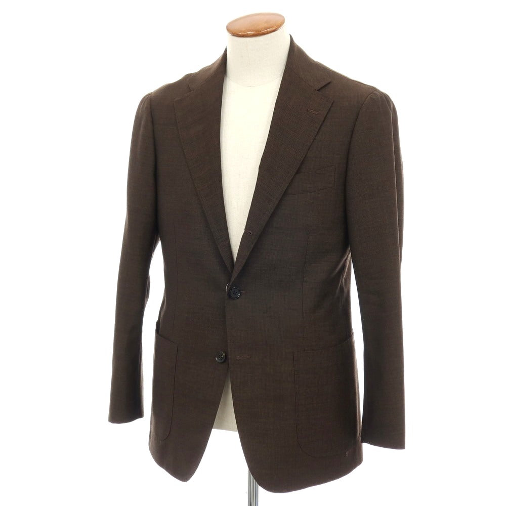 【中古】リングヂャケット RING JACKET MEISTER ウール 3B テーラードジャケット ブラウン【サイズ表記なし(M位)】【 状態ランクB 】【 メンズ 】