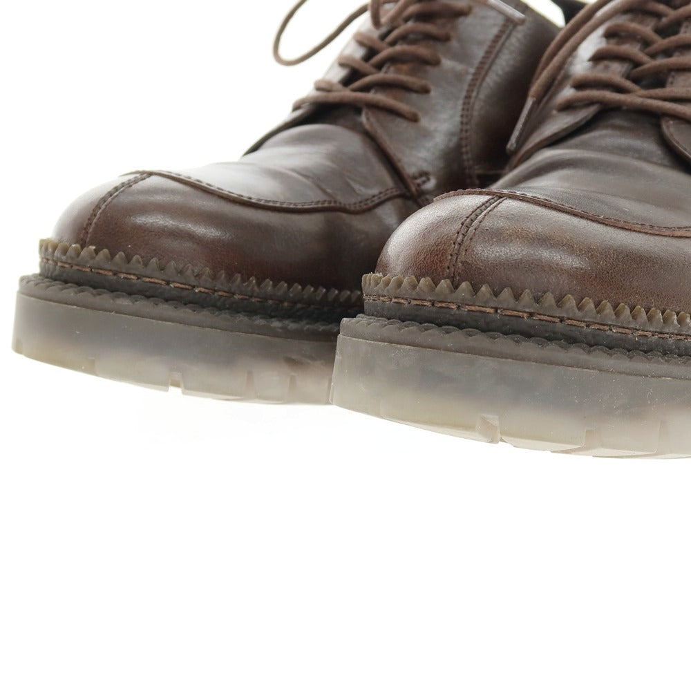 【中古】ジミーチュウ JIMMY CHOO BENJI Uチップ レザー Uチップ ダークブラウン【サイズ43】【 状態ランクB 】【 メンズ 】