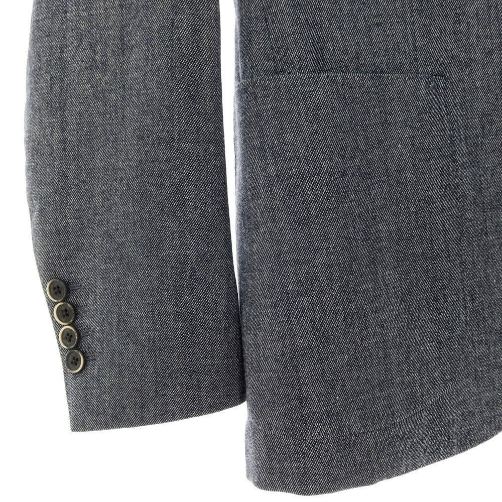 【中古】ラルディーニ LARDINI コットンウール 3B カジュアルジャケット ネイビー系【サイズ42】【 状態ランクB 】【 メンズ 】