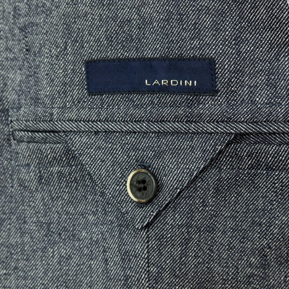 【中古】ラルディーニ LARDINI コットンウール 3B カジュアルジャケット ネイビー系【サイズ42】【 状態ランクB 】【 メンズ 】