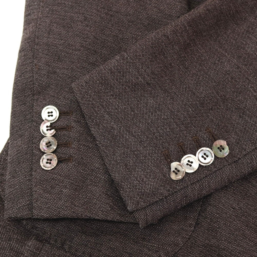 【SALE30%OFF/返品不可】【中古】スティレ ラティーノ STILE LATINO シルクリネン 3B カジュアルジャケット ブラウン系【 サイズ44 】【 状態ランクD 】【 メンズ 】