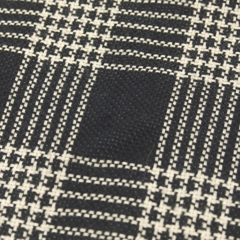 【中古】トムフォード TOM FORD カシミヤシルク チェック 大判 ストール ブラックxベージュ【 状態ランクC 】【 メンズ 】
