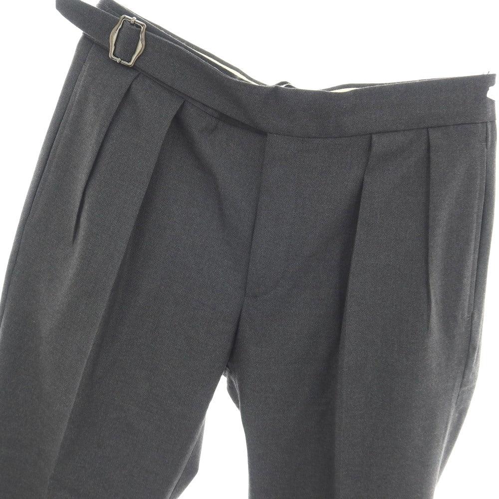 【中古】ジーティーアー G.T.A IL PANTALONE ウール ドレススラックスパンツ グレー【サイズ48】【 状態ランクC 】【 メンズ 】