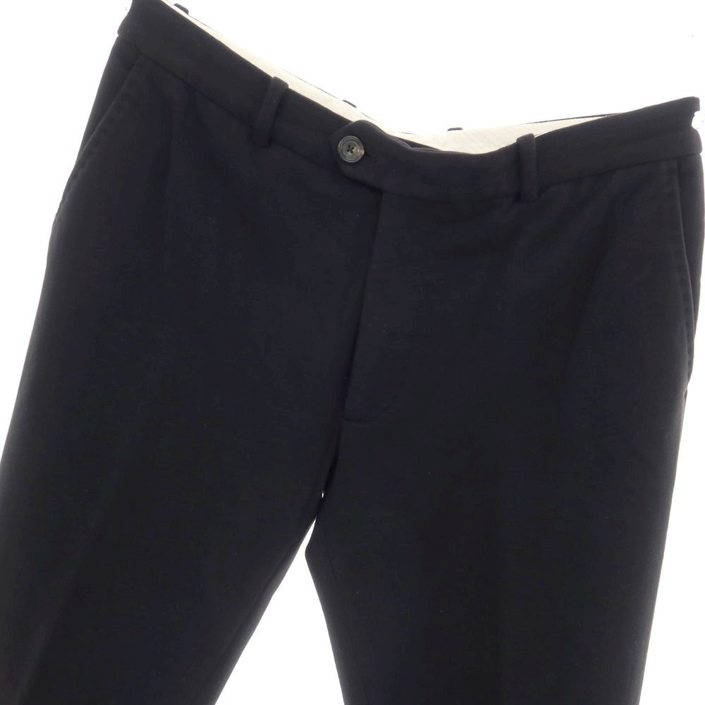 【中古】チルコロ1901 CIRCOLO 1901 コットン ジャージー 裏起毛 カジュアルスラックスパンツ ブラック【サイズ48】【 状態ランクB 】【 メンズ 】