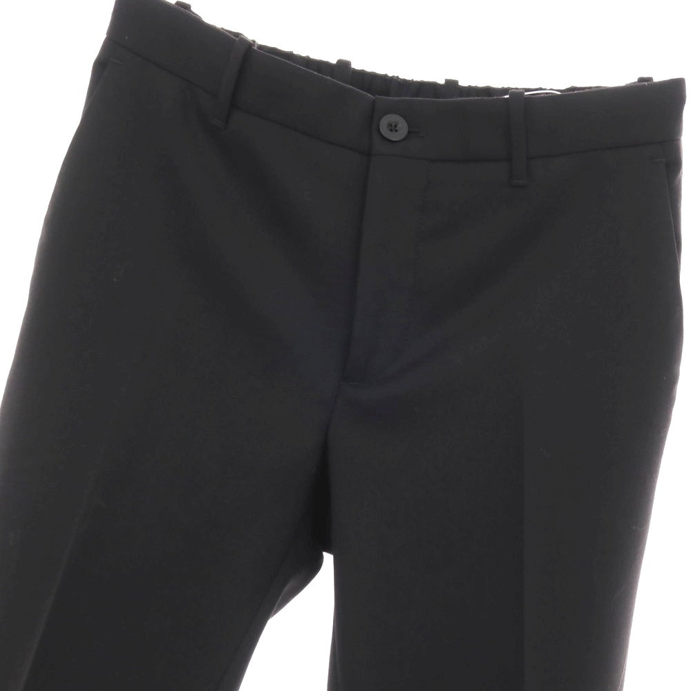 【中古】インコテックス INCOTEX ストレッチ ウールポリエステル イージースラックスパンツ ブラック【サイズ44】【 状態ランクB 】【 メンズ 】