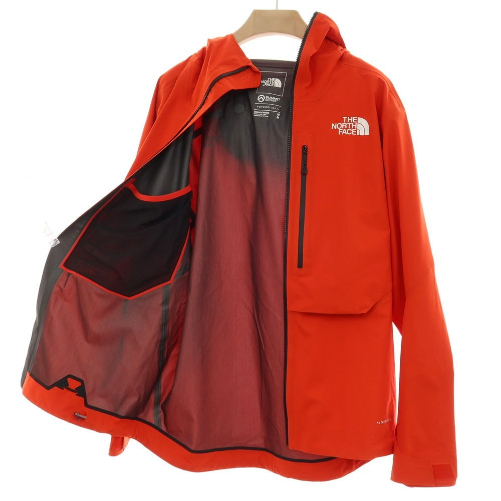 【中古】ザノースフェイス THE NORTH FACE SUMMIT SERIES FUTURELIGHT ポリエステル シェルジャケット レッドオレンジ【サイズM】【 状態ランクB 】【 メンズ 】