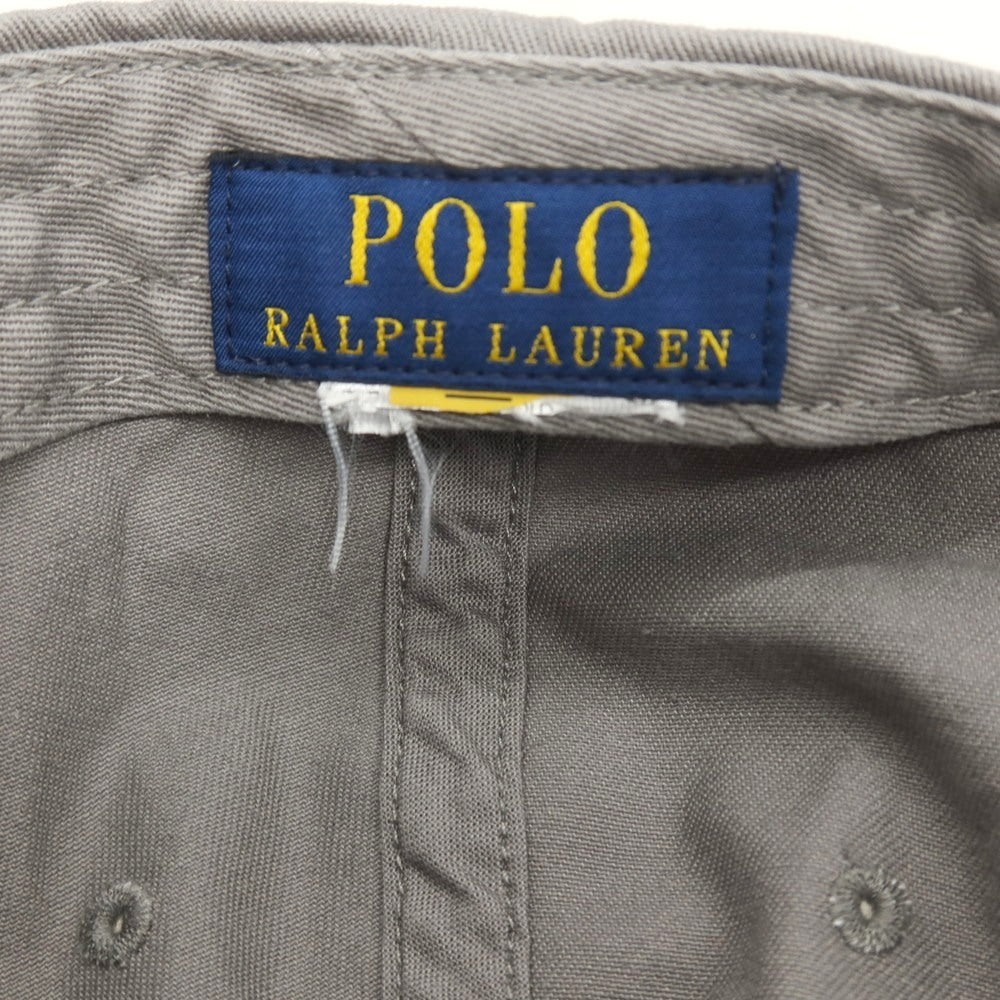 【中古】ポロ ラルフローレン Polo Ralph Lauren コットン系 キャップ 帽子 グレー【 状態ランクB 】【 メンズ 】