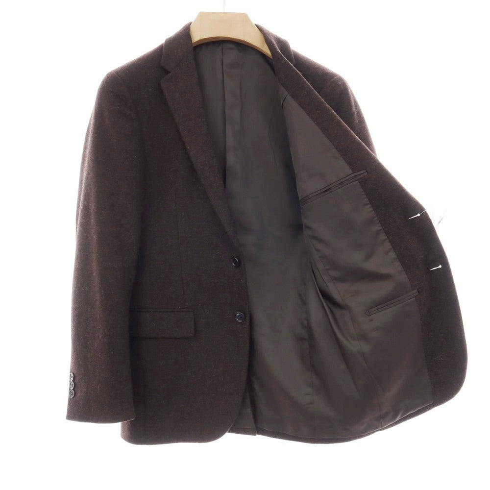 【中古】ア デイ イン ザ ライフ ユナイテッドアローズ a day in the life united arrows ウールポリエステルナイロン 2B テーラードジャケット ダークブラウン【サイズS】【 状態ランクB 】【 メンズ 】