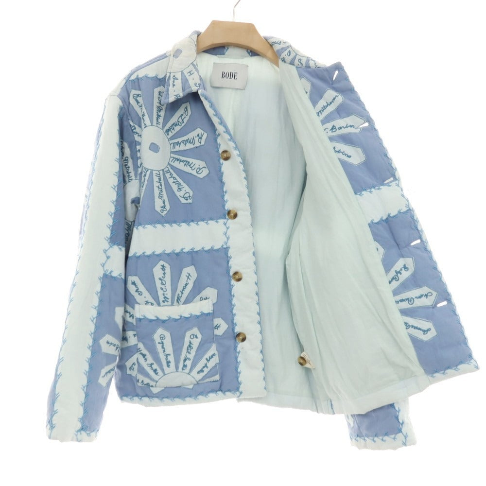 【中古】ボーディ BODE 中綿入り シグネチャーフローラル ワークウェアジャケット ブルー【サイズXL/XXL】【 状態ランクC 】【 メンズ 】