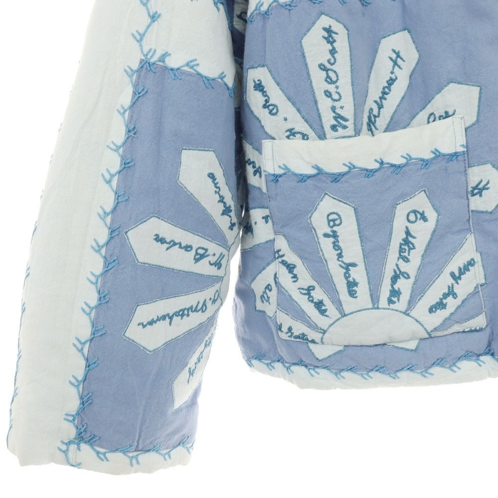 【中古】ボーディ BODE 中綿入り シグネチャーフローラル ワークウェアジャケット ブルー【サイズXL/XXL】【 状態ランクC 】【 メンズ 】